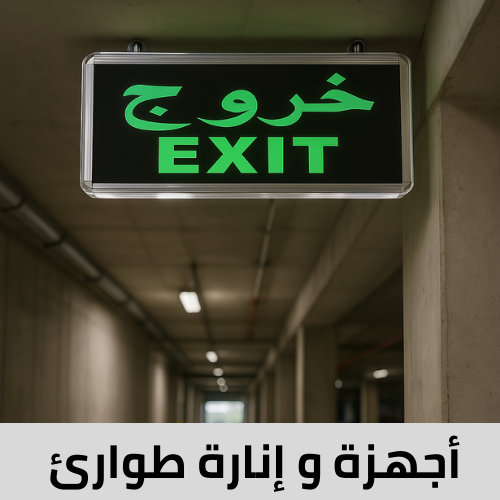 أجهزة وانارة الطوارئ