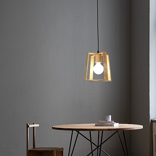 علاقي مفرد خشبي E27*1L