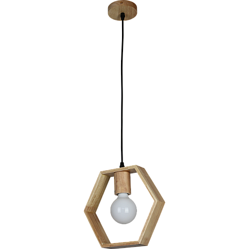 علاقي مفرد خشبي E27*1L