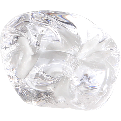 حجر كريستال لون شفاف كبير (عبوة 10 حبات)