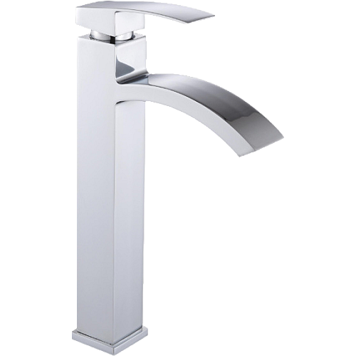 خلاط مغسلة طويل شلال كروم مع ليات