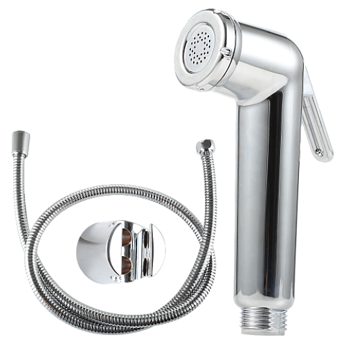 شطاف مع هوز ستيل 120 سم دائري كروم