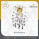 ابليك جداري مودرن ذهبي مع شفاف E14*2L