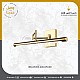 ابليك جداري مغسلة مودرن زيتي لون الانارة 3اضاءات 40 سم