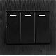 مفتاح ثلاثي لون أسود حجري تصميم عملي مميز توفل