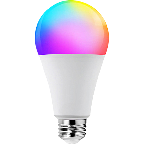 اللمبة الذكيه متعددة الألوان بخاصية التحكم السلس عن بعد من خلال الجوال 9 واط E27 | LED Smart Bulb.