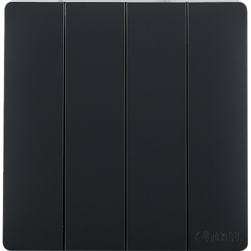 مفتاح رباعي لون أسود بيانو تصميم حديث مميز.