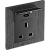 فيش ثلاثي مع منفذ يو اس بي USB لون جرافيت توفل