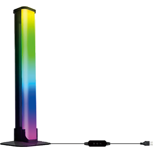 مصباح طاولة غطاء اسود لون انارة RGB ملون تفاعلي 8 واط مصباح طاولة غطاء اسود لون انارة RGB ملون تفاعلي 8 واط