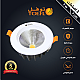 كشاف سبوت لايت لون الانارة 3 اضاءات متغيرة ( كريمي + اصفر + ابيض ) 7 سم 7 واط توفل