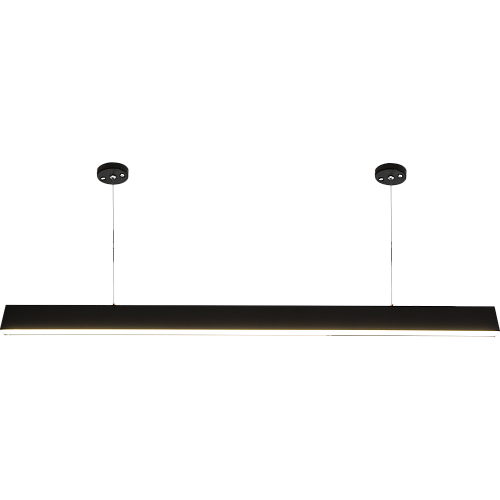 مصباح مسطرة معلق بنل طول 120 سم اسود لون الانارة اصفر 50 واط توفل – إضاءة مكتبية ناعمة بتصميم مستقبلي أنيق