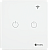 مفتاح الذكي ثنائي غطاء ابيض تحكم عن بعد WiFi سهل الاستخدام يعمل باللمس تحكم بالجوال متوافق مع اليكسا وجوجل هوم توفل