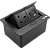 فيش ارضي ثلاثي USB مع فيش كمبيوتر لون اسود حجري توفل