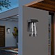 كشاف بوابة جداري غطاء لون اسود