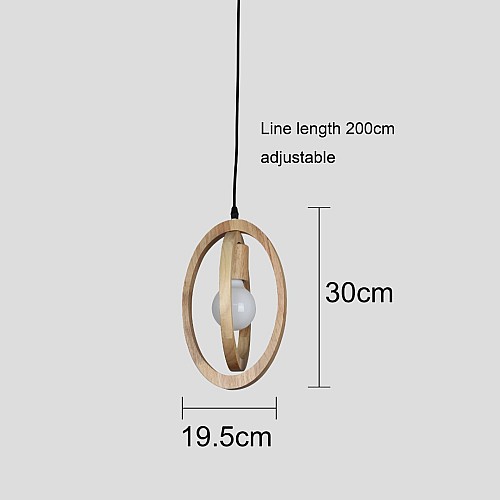 علاقي مفرد خشبي E27*1L