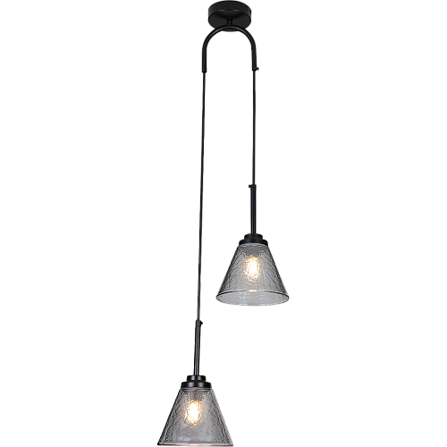 علاقي مودرن اسود E27*2L مجوز