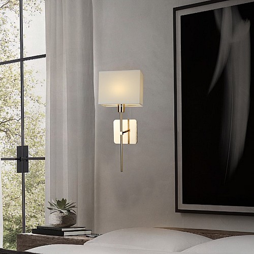 إضاءة ابليك حائط مودرن مفرد ذهبي E14*1L