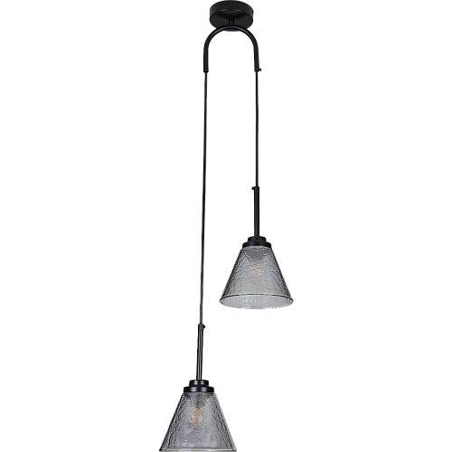 علاقي مودرن اسود E27*2L مجوز