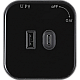 راس فيش مجرى مربع اسود مجوز USB+TYPE-C توفل راس فيش مجرى مربع اسود مجوز USB+TYPE-C توفل
