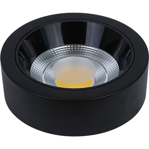 كشاف لطش COB مانع للتوهج اسود لون الانارة ابيض 30 سم 30 واط توفل