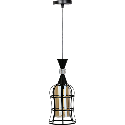 علاقي مودرن مفرد اسود E27*1L