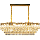 نجف مودرن ذهبي E14*22L مقاس قطر 100 سم