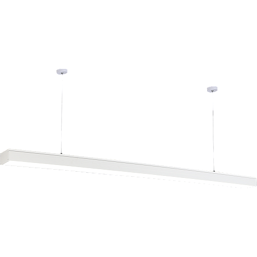 كشاف بنل مكتبي معلق ابيض مع لون الانارة شمسي كريمي 30 واط مقاس 120 سم
