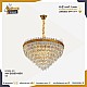 نجف مودرن ذهبي E14*15 قطر 80 سم