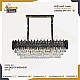 نجف مودرن اسود مع ذهبي E14*14L قطر 100*35 ملم