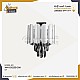 إضاءة ابليك حائط مودرن فضي E14*2L إضاءة ابليك حائط مودرن فضي E14*2L