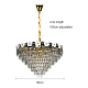 نجف كريستال ذهبي E14*15L قطر 800 ملم نجف كريستال ذهبي E14*15L قطر 800 ملم