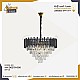 نجف مودرن غطاء اسود مع ذهبي E14*9L مقاس 60 سم نجف مودرن غطاء اسود مع ذهبي E14*9L مقاس 60 سم