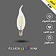 لمبة شعلة لون الانارة اصفر 4 واط E14 توفل