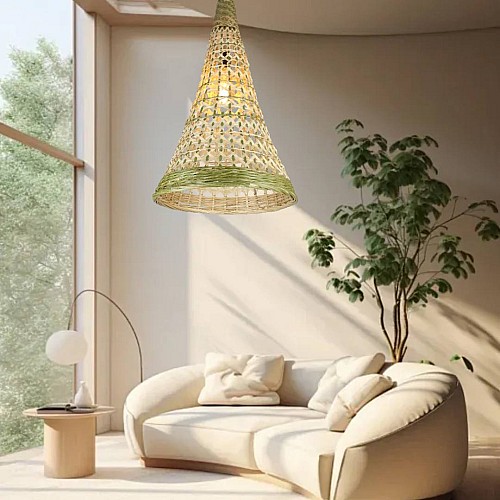 علاقي قش مفرد E27 قطر 35 سم