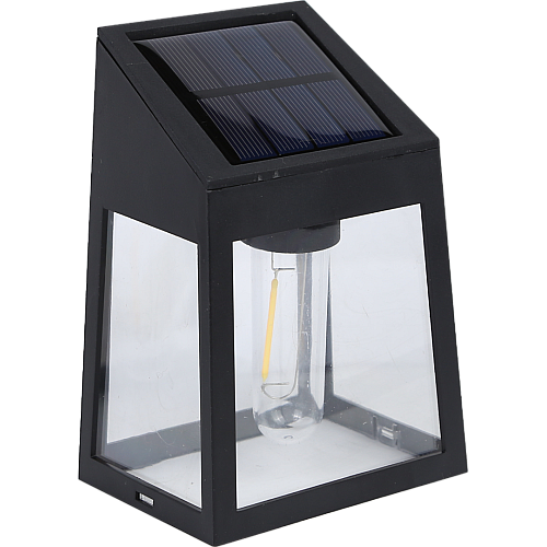 كشاف جداري خارجي بالطاقة الشمسية : أضئ مساحتك بأناقة وذكاء (لون الإضاءة أصفر )