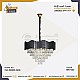 نجف مودرن غطاء اسود مع ذهبي E14*9L مقاس 60 سم