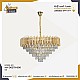 نجف مودرن ذهبي E14*15L مقاس 80 سم