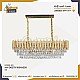 نجف مودرن ذهبي E14*14L قطر 100*35 ملم