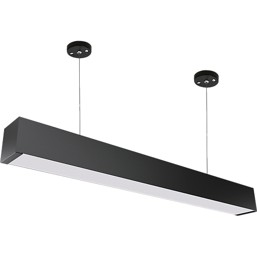 كشاف مسطرة ( قابلة للتوصيل ) معلقة او لطش مقاس 30 سم غطاء اسود لون الانارة شمسي كريمي 12 واط