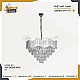 نجف مودرن فضي E14*9L مقاس 60 سم