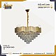 نجف مودرن ذهبي E14*15L مقاس 80 سم