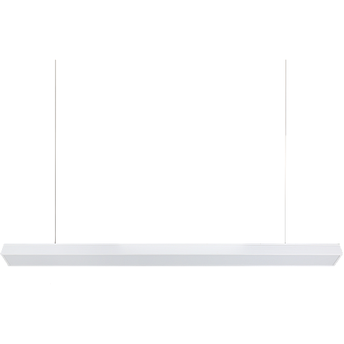 كشاف بنل مكتبي معلق ابيض مع لون الانارة شمسي كريمي 30 واط مقاس 120 سم