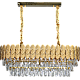 نجف مودرن ذهبي 800*300 E14*10L