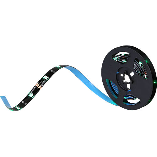 شريط إضاءة مخفية زينة ستريب لايت لاصق لون الانارة ملون RGB وتر بروف مقاوم للماء طول 2 متر 5 فولت يعمل عبر منفذ USB