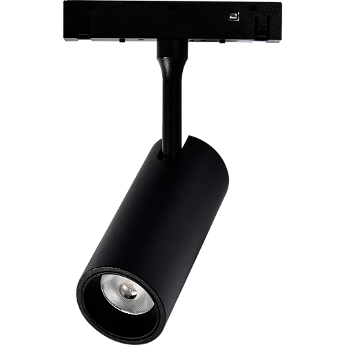 كشاف مجرى ليد لون انارة اصفر اسطواني اسود 10 واط (المخفي يحتاج ترنس) توفل