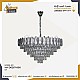 نجف مودرن فضي E14*15L مقاس 80 سم