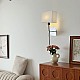 إضاءة ابليك حائط مودرن مفرد فضي E14*1L