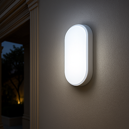 كشاف بيضاوي لون الانارة ابيض 30 واط