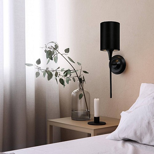 إضاءة أبليك حائط مودرن اسود E14*1L