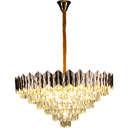 نجف مودرن ذهبي E14*15L قطر 80 سم